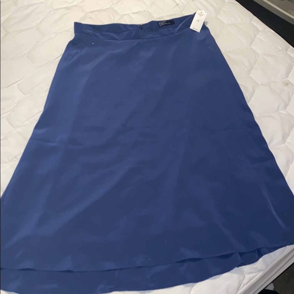 GAP Navy blue midi skirt